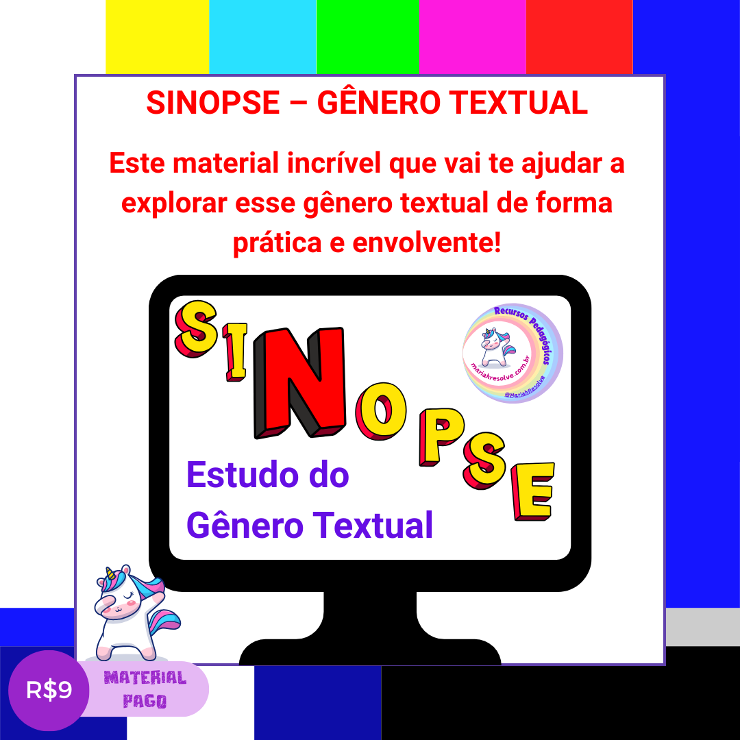 SINOPSE – GÊNERO TEXTUAL